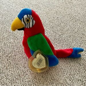 Ty Beanie Beak the Parrot NWT